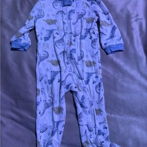 Blue Dinosaur Print Kids One Piece